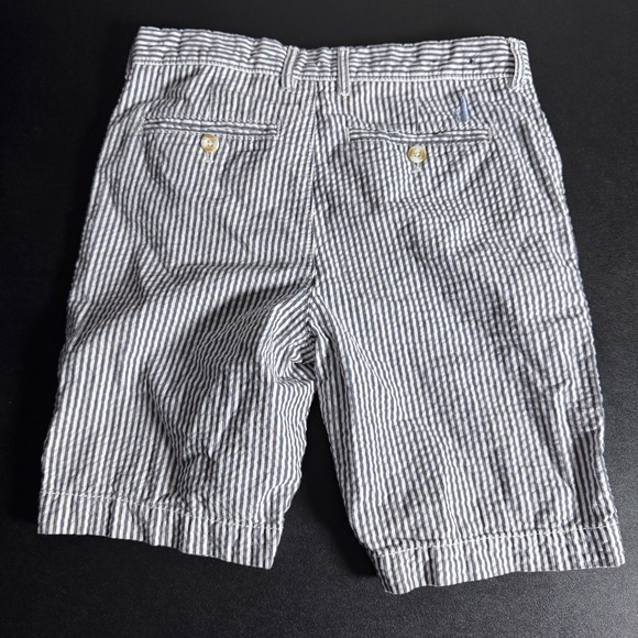 johnnie-O Other - Johnnie O Shorts Boys 14 Blue White Striped Seersucker Cotton Preppy